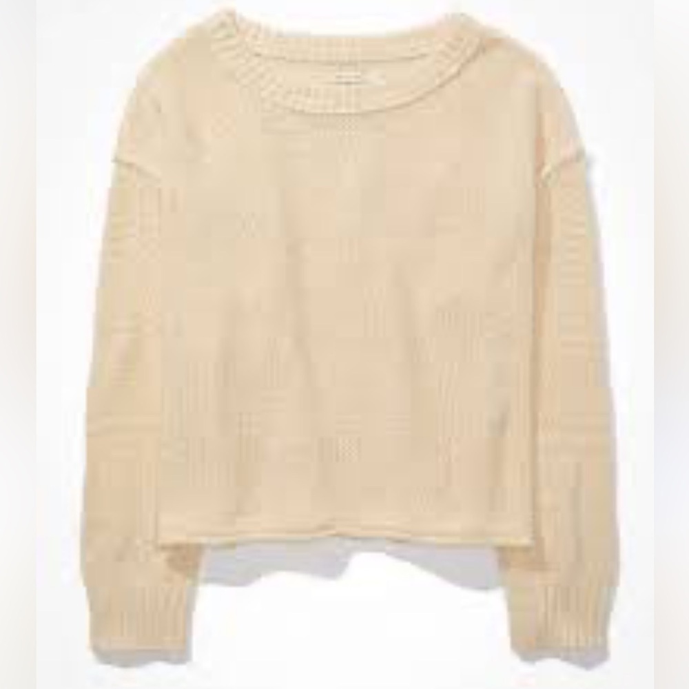 AMERICAN EAGLE Women's Cream Sweater SMALL NEW